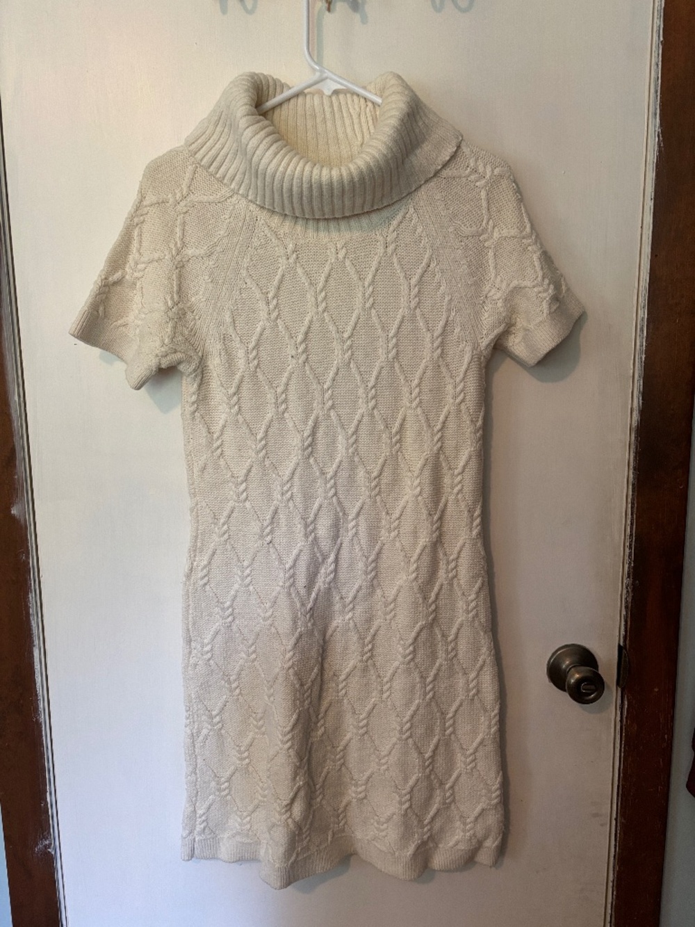 Banana Republic Short Sleeve Cable Knit Dress